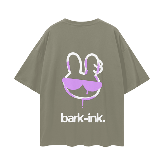 Bunny Graffiti Streetwear Loose Drop Shoulder T-Shirt