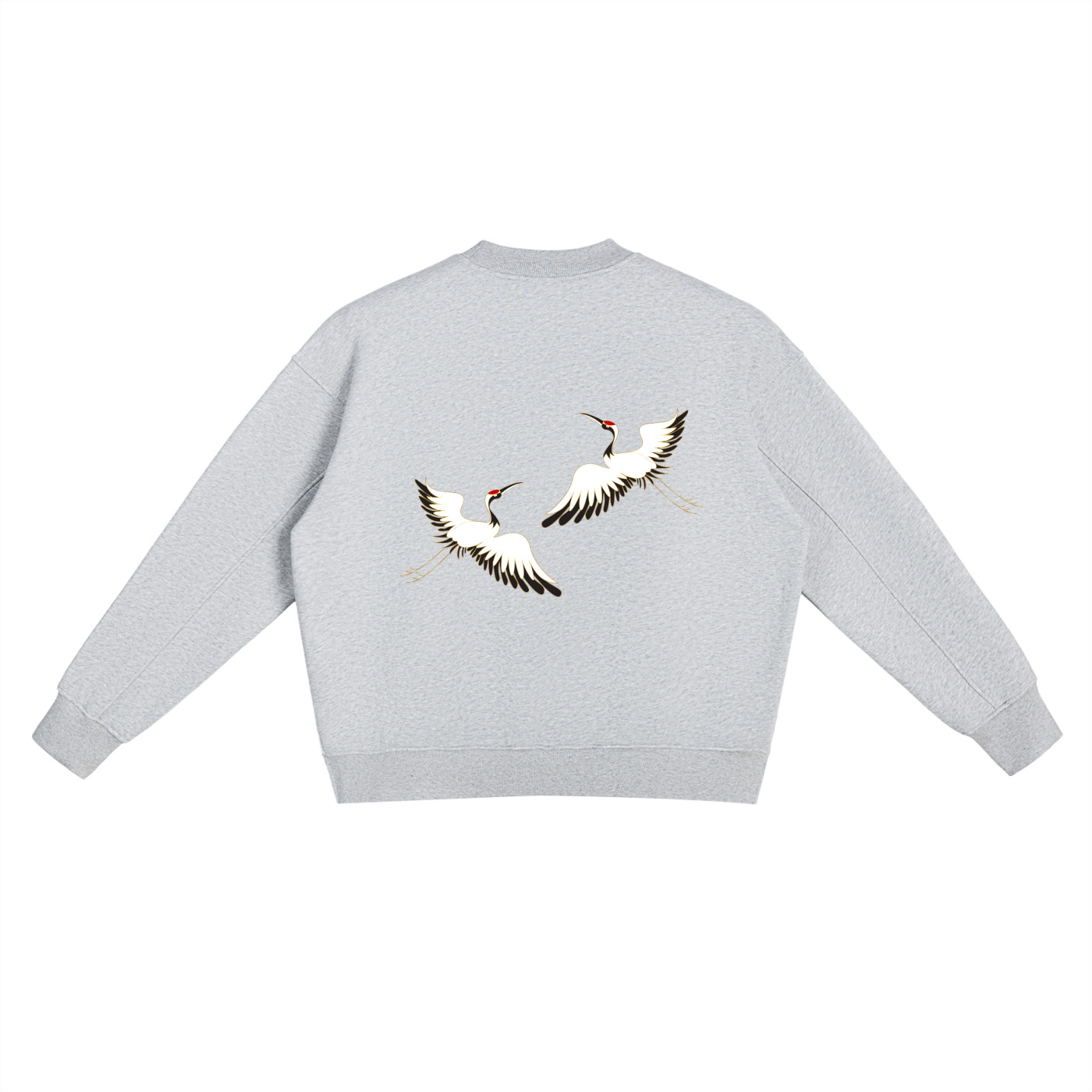 Crane Fleece Side Slit Crewneck Sweatshirt