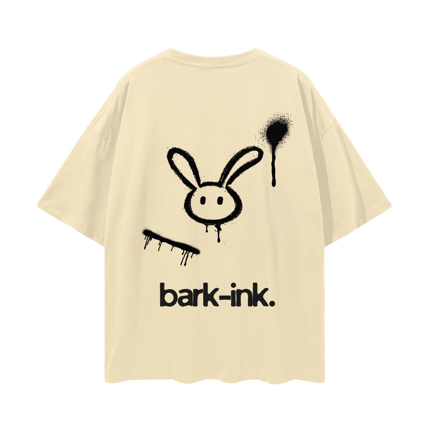Bunny Streetwear Loose Drop Shoulder T-Shirt