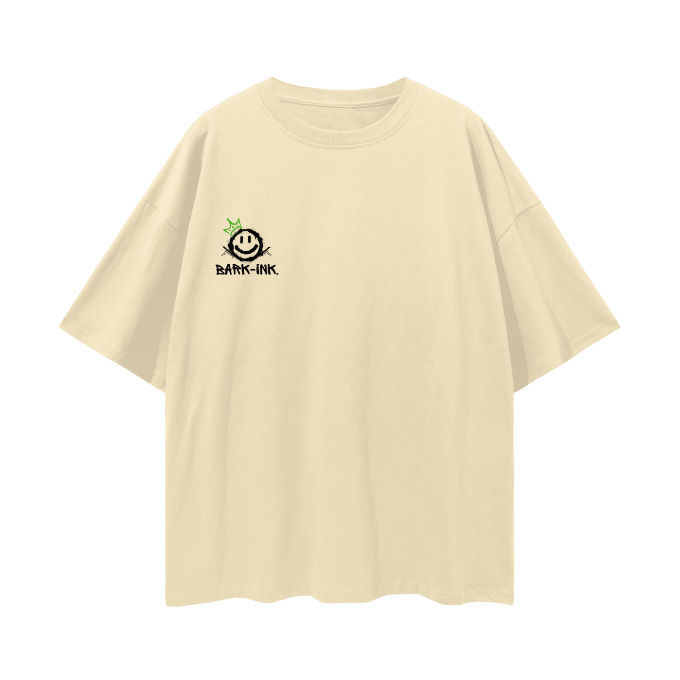 Lightening Graffiti Streetwear Loose Drop Shoulder T-Shirt