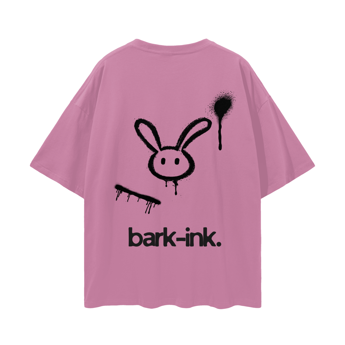Bunny Streetwear Loose Drop Shoulder T-Shirt