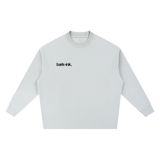 Knitted Round Neck Oversize Sweatshirt