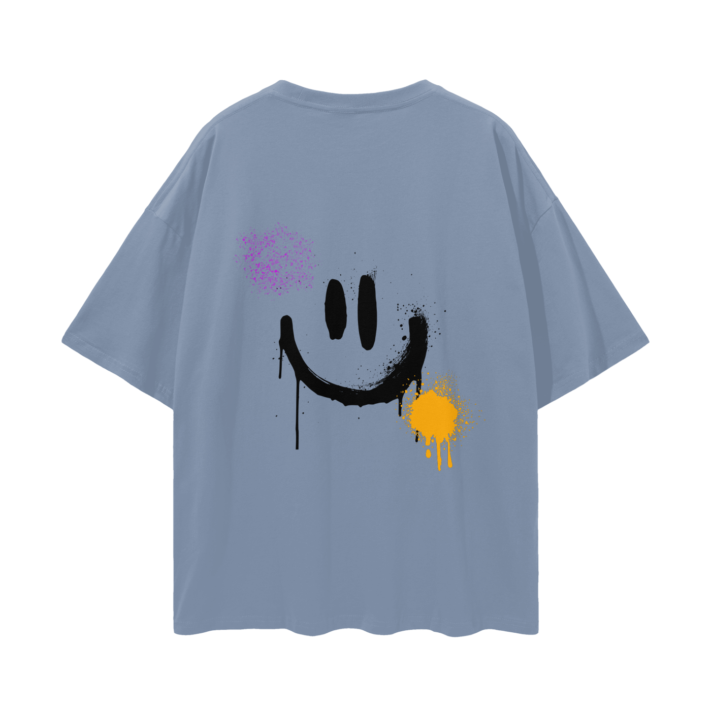 Graffiti Streetwear Loose Drop Shoulder T-Shirt