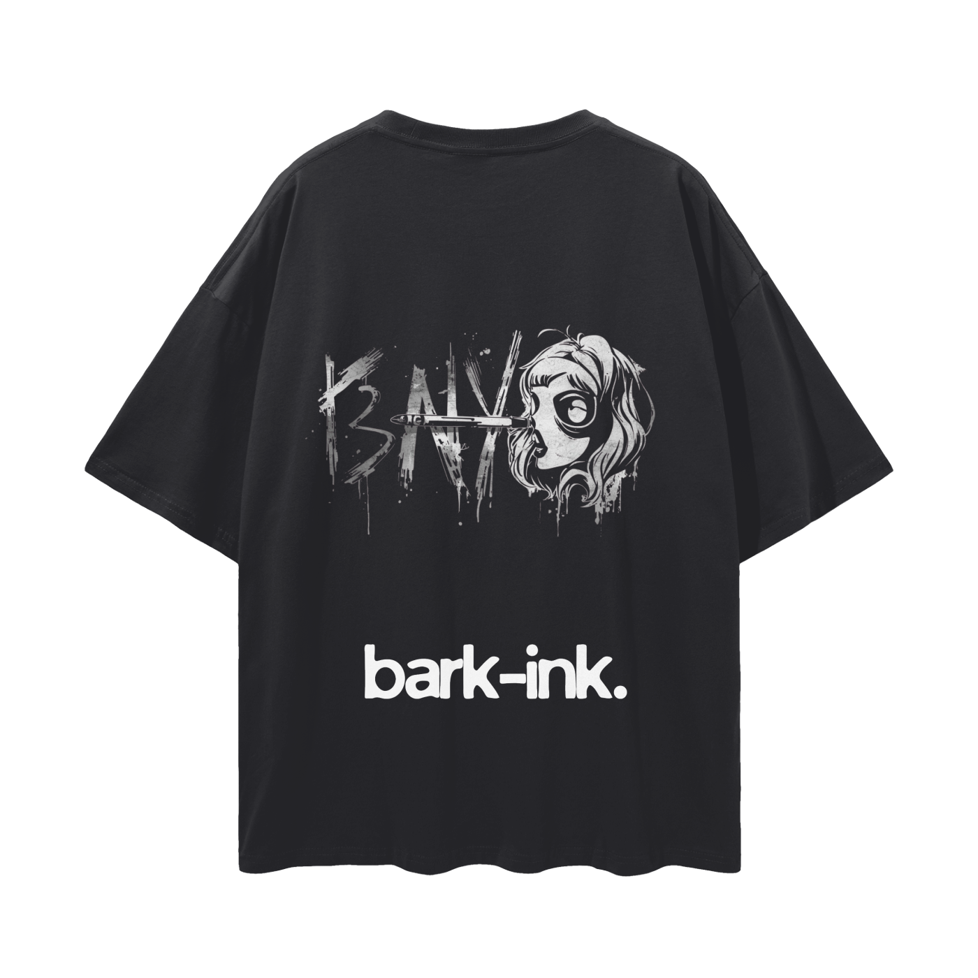 Street Art Streetwear Loose Drop Shoulder T-Shirt