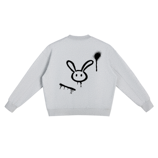 Fleece Side Slit Crewneck Sweatshirt