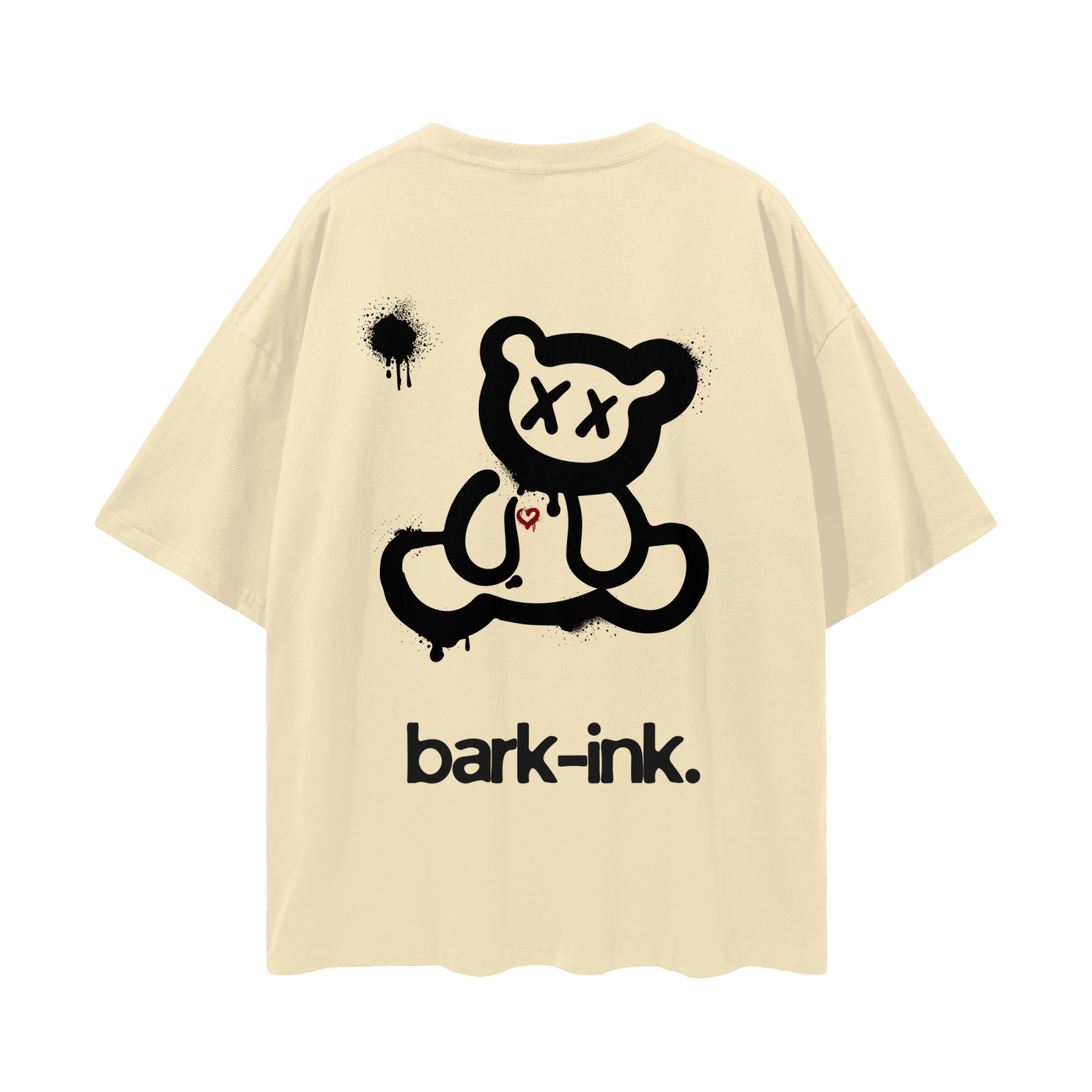 Bear Streetwear Loose Drop Shoulder T-Shirt