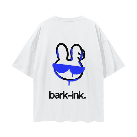 Bunny Graffiti Streetwear Loose Drop Shoulder T-Shirt