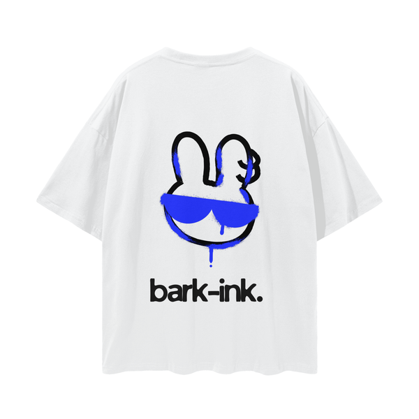 Bunny Graffiti Streetwear Loose Drop Shoulder T-Shirt