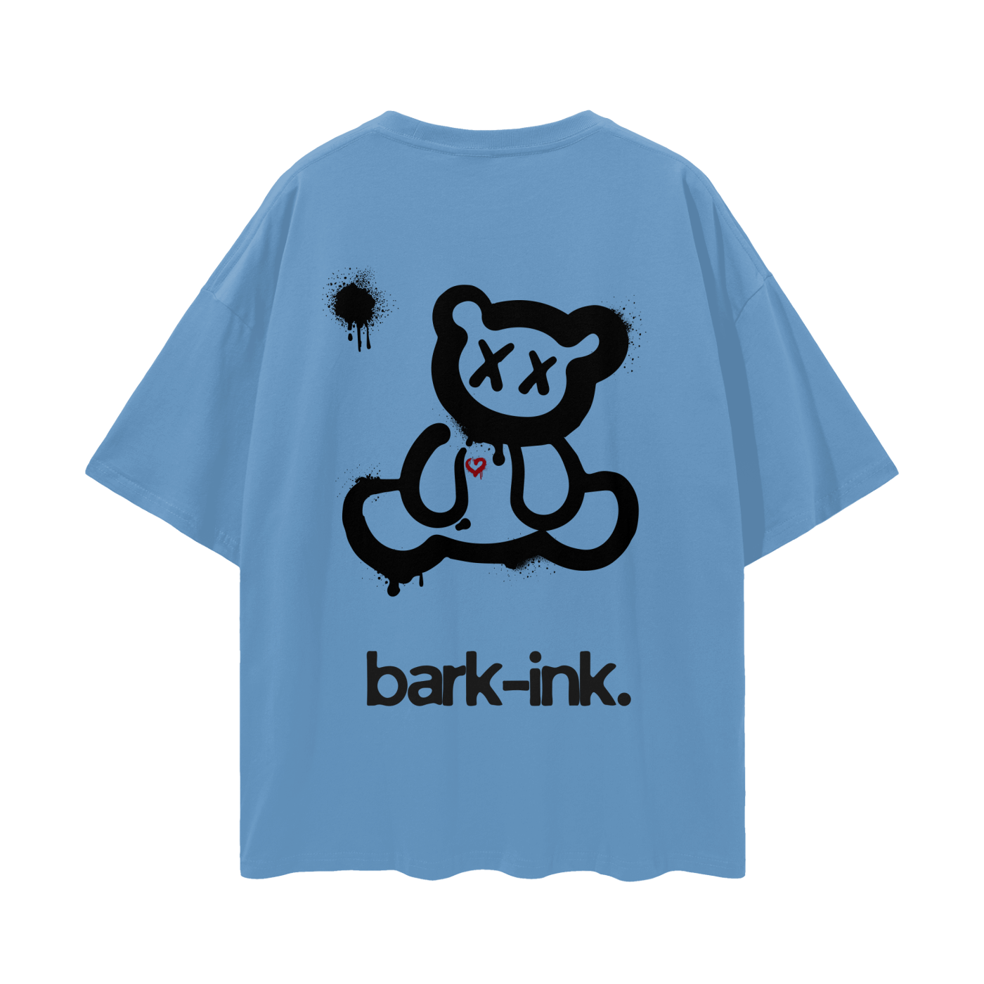 Bear Streetwear Loose Drop Shoulder T-Shirt