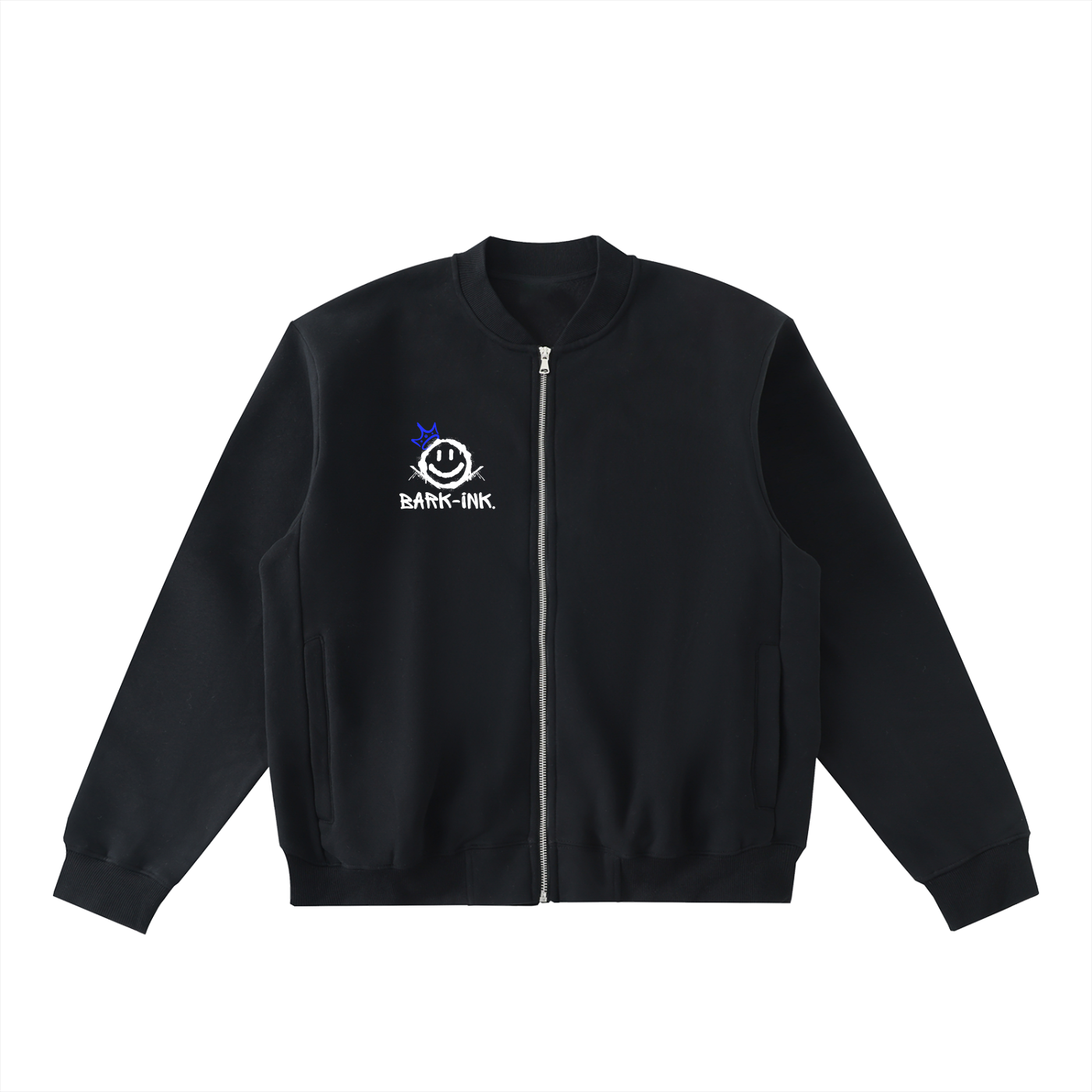 에센셜 지퍼업 플리스 바시티 재킷