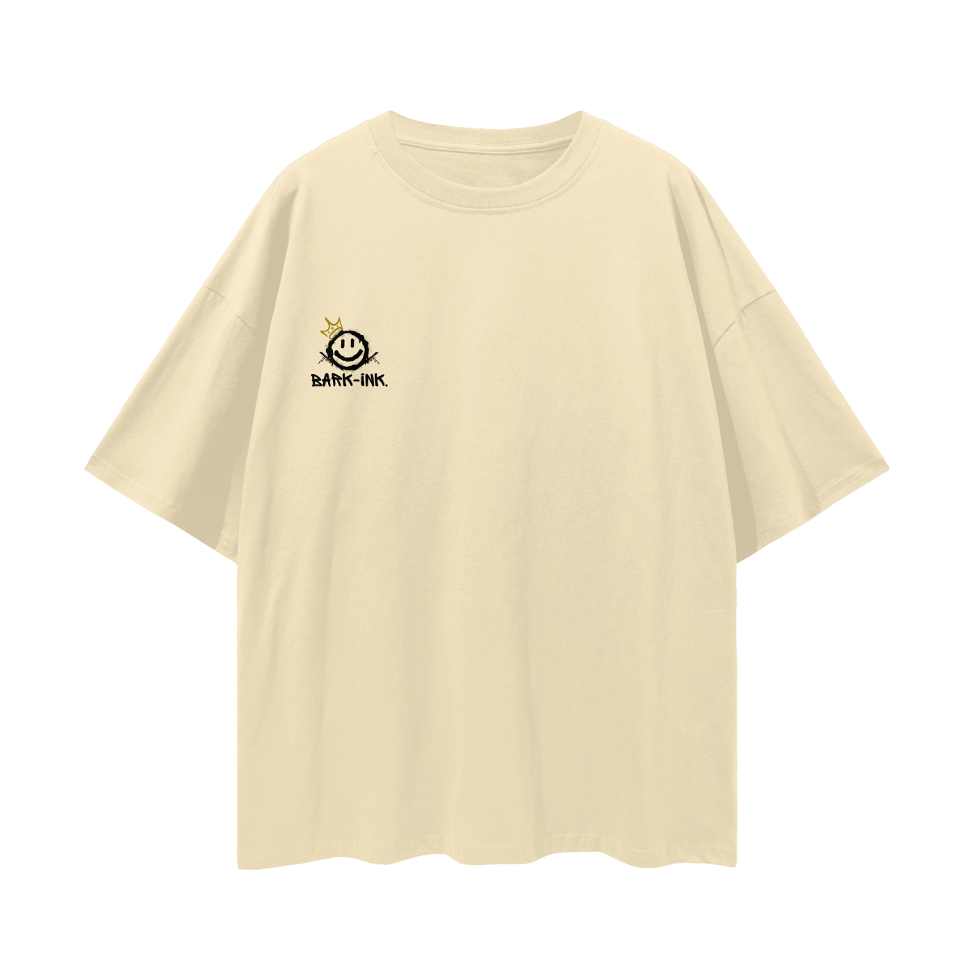 Bear Graffiti Streetwear Loose Drop Shoulder T-Shirt