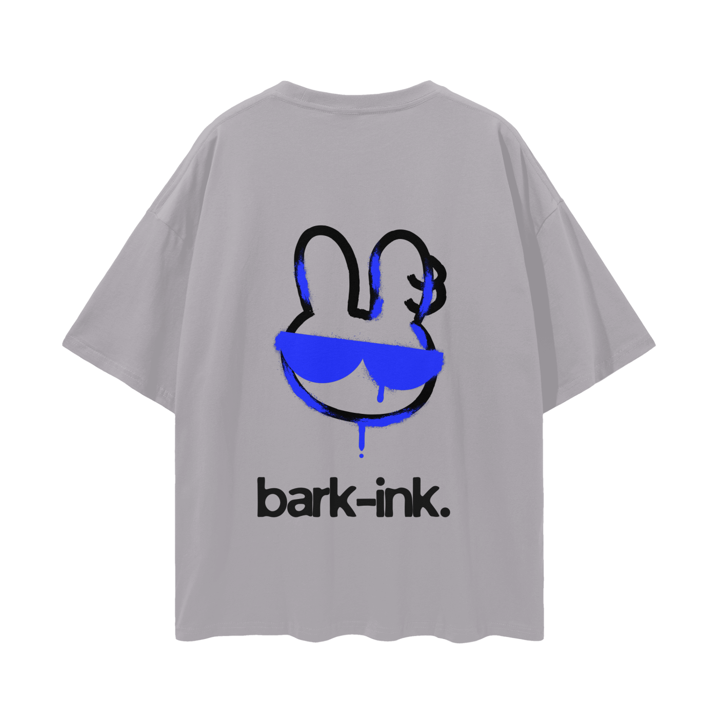 Bunny Graffiti Streetwear Loose Drop Shoulder T-Shirt