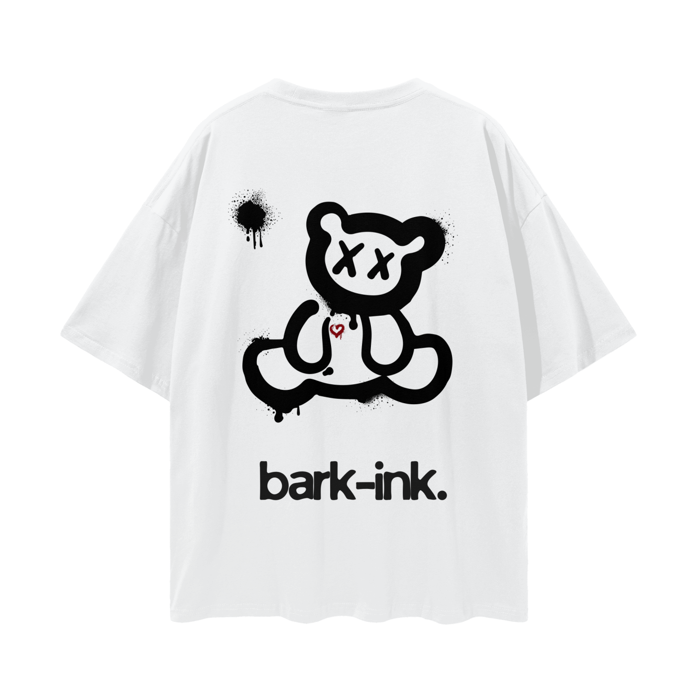 Bear Streetwear Loose Drop Shoulder T-Shirt