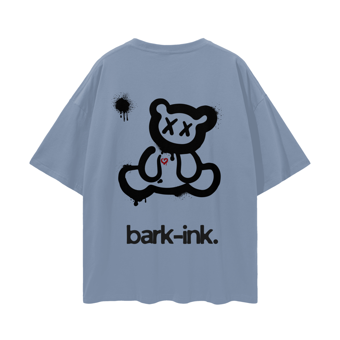 Bear Streetwear Loose Drop Shoulder T-Shirt