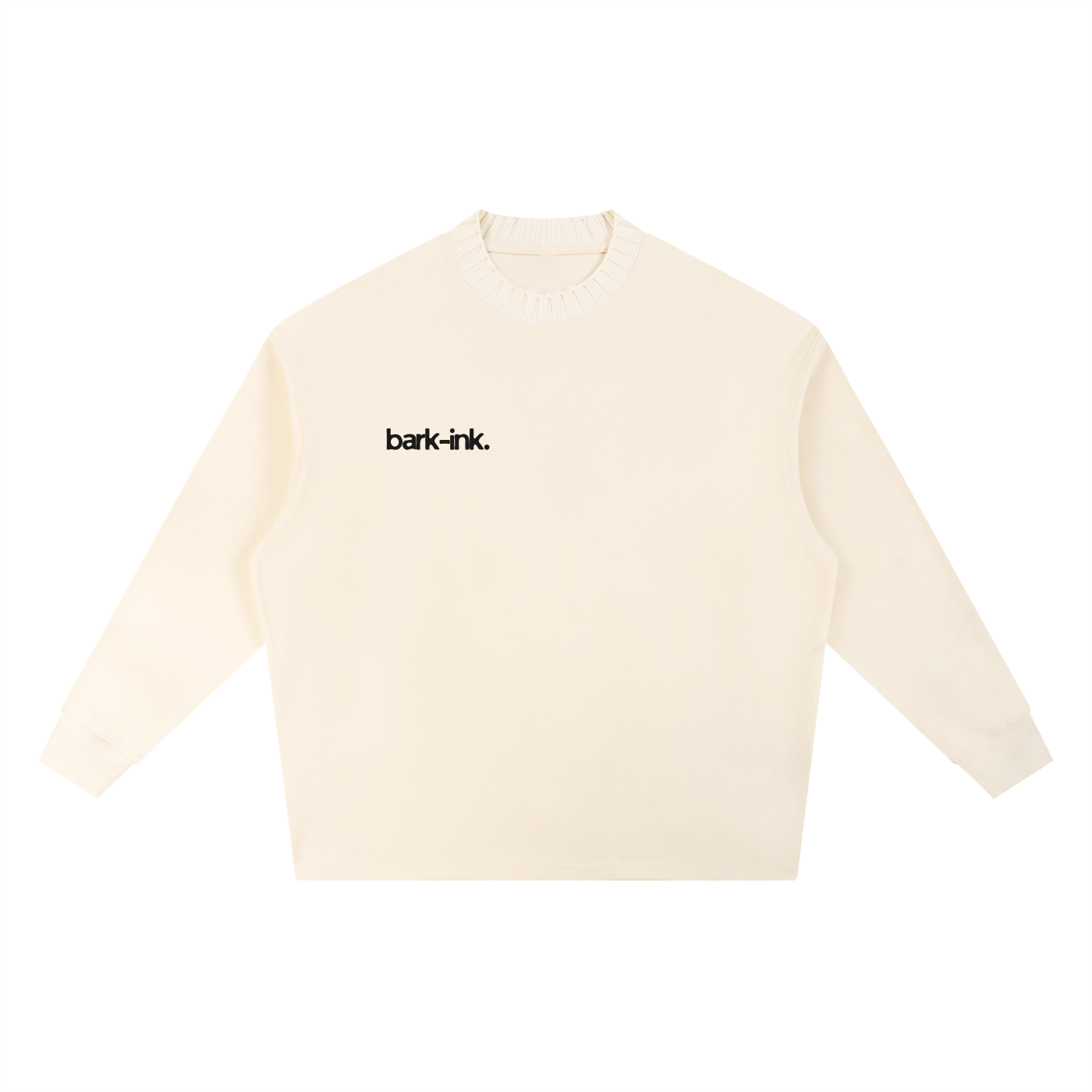 Knitted Round Neck Oversize Sweatshirt