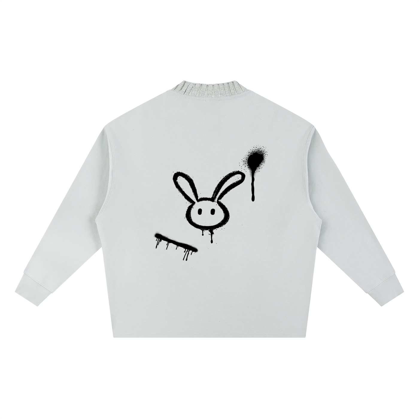 Knitted Round Neck Oversize Sweatshirt