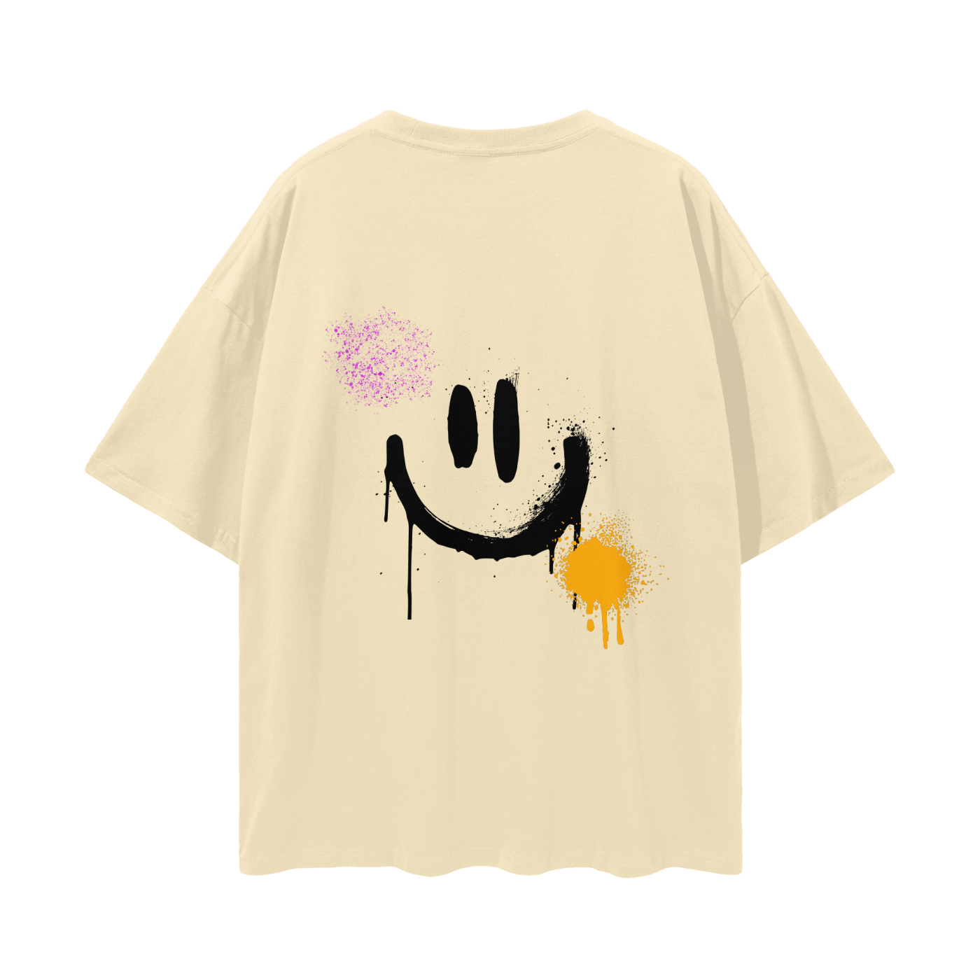 Graffiti Streetwear Loose Drop Shoulder T-Shirt