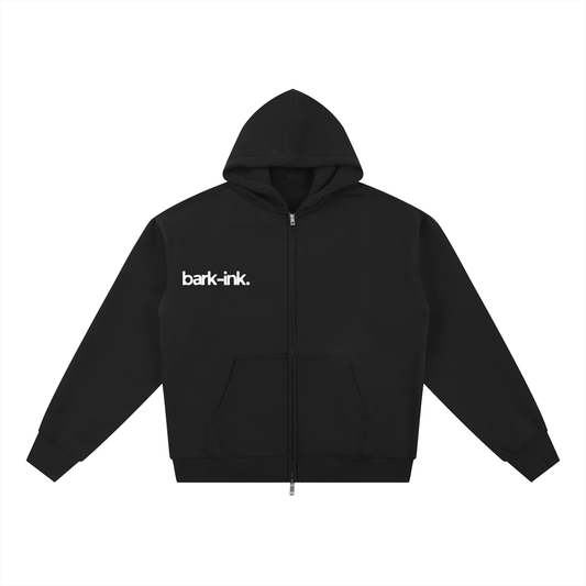 Graffiti Essential Fleece Zip-Through Hoodie