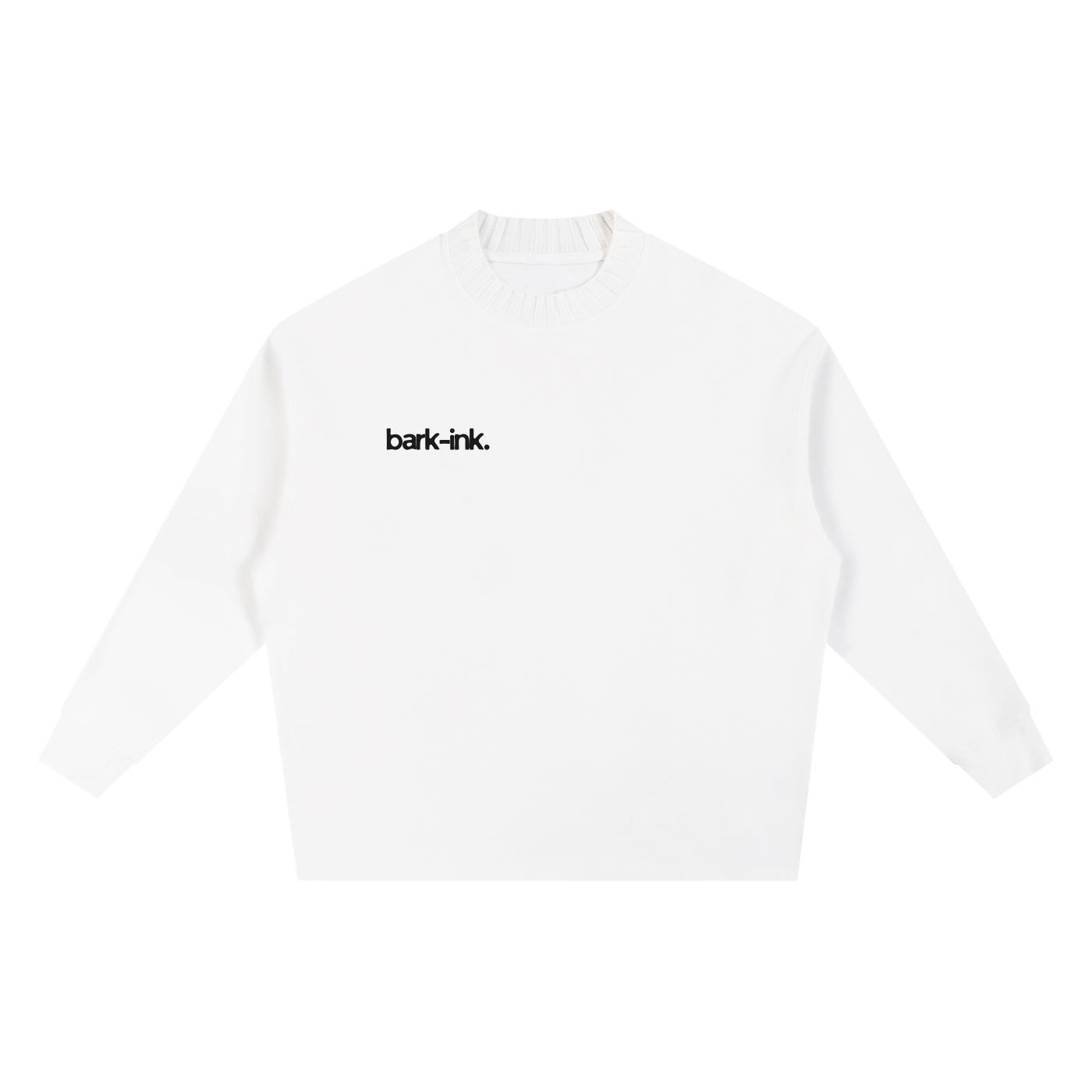 Knitted Round Neck Oversize Sweatshirt