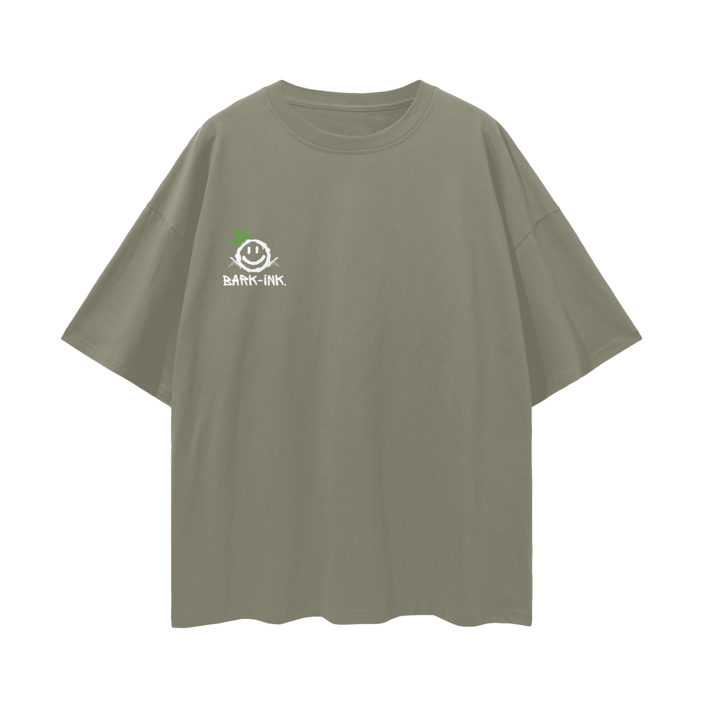 Green Bear Streetwear Loose Drop Shoulder T-Shirt