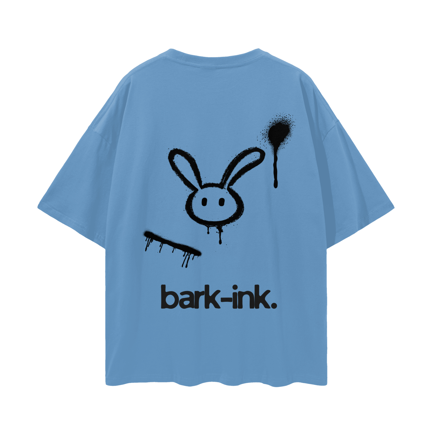 Bunny Streetwear Loose Drop Shoulder T-Shirt