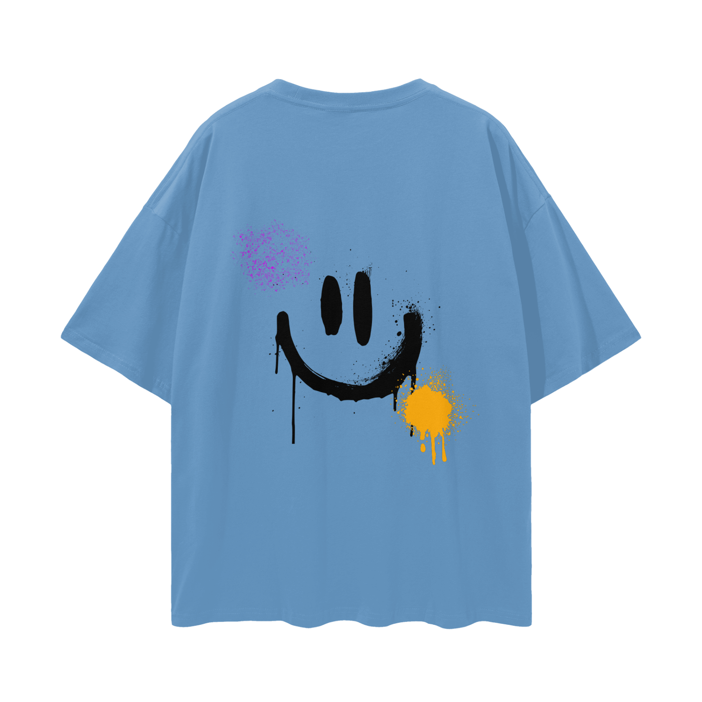 Graffiti Streetwear Loose Drop Shoulder T-Shirt