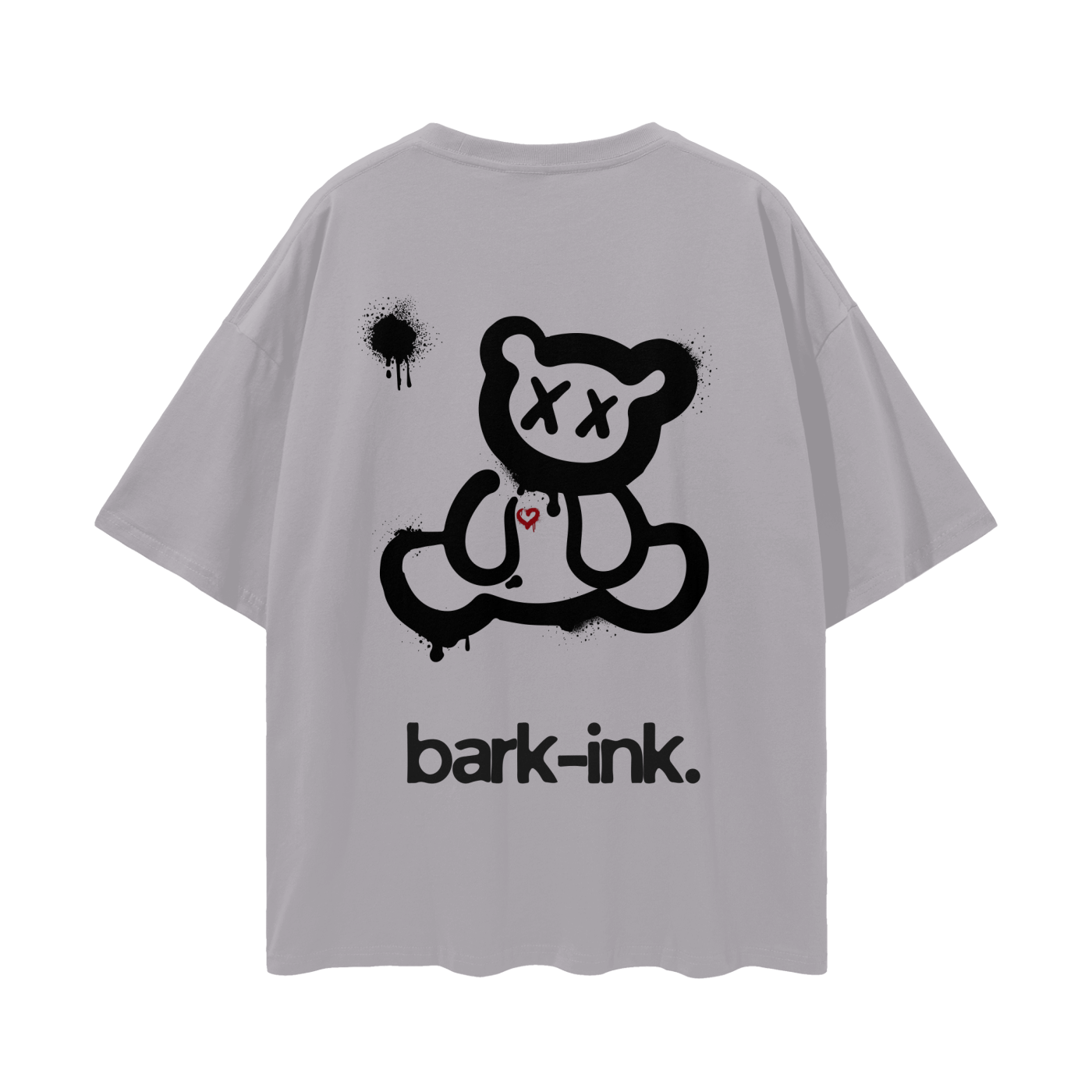 Bear Streetwear Loose Drop Shoulder T-Shirt