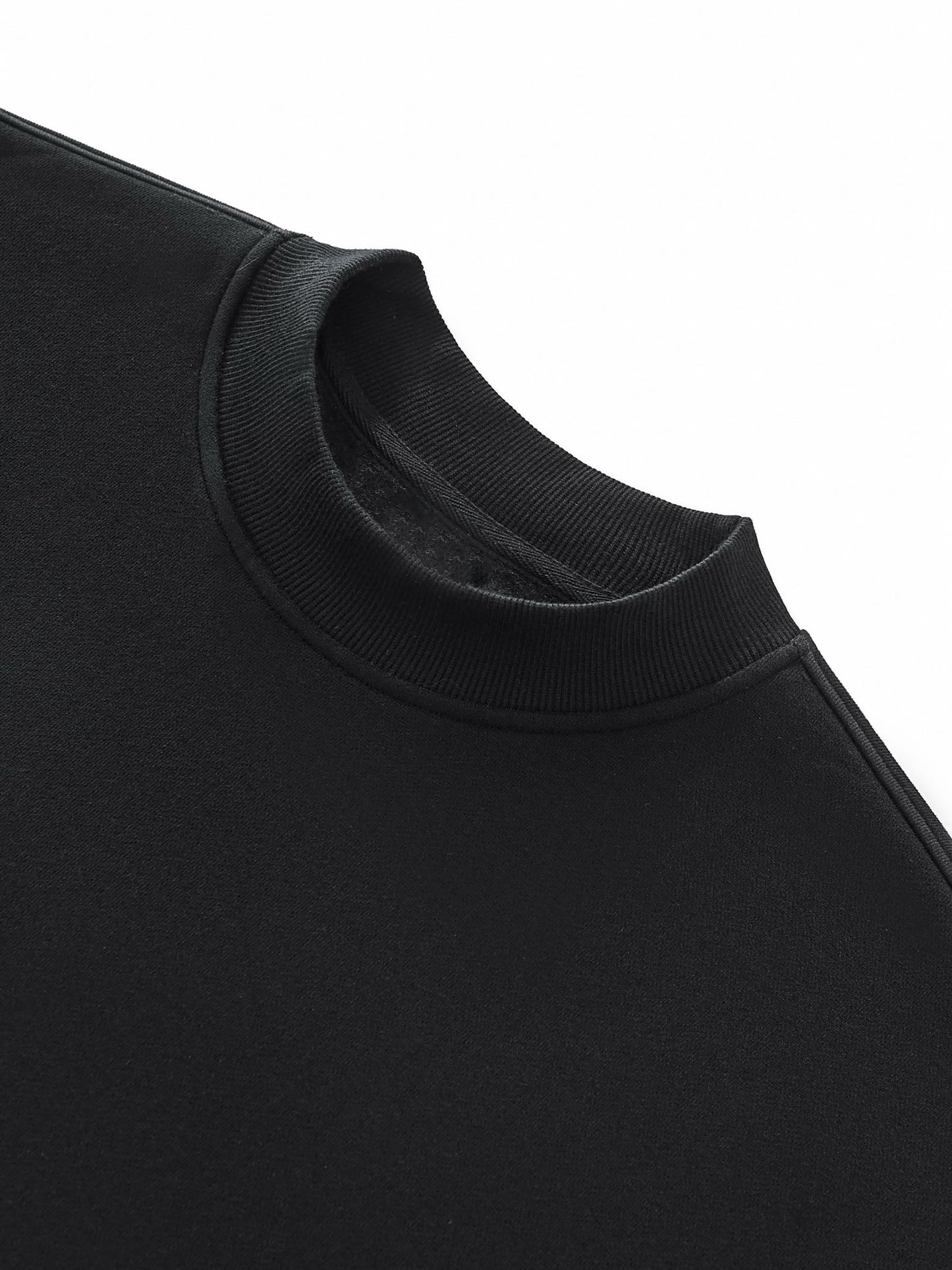 Graffiti Fleece Side Slit Crewneck Sweatshirt